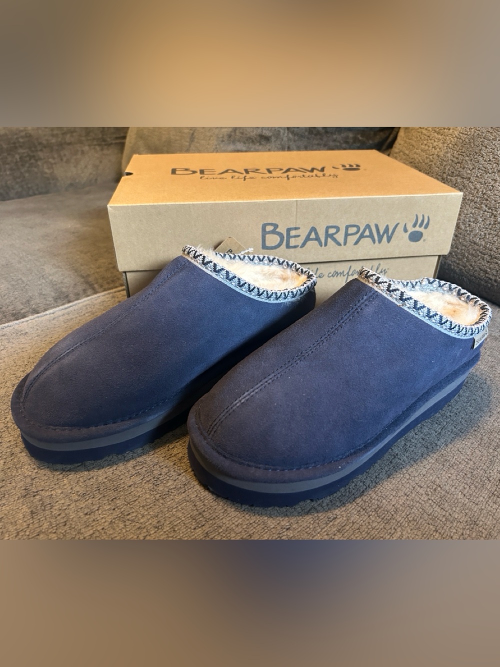 BearPaw Lucille Slip-On Shoes in Indigo